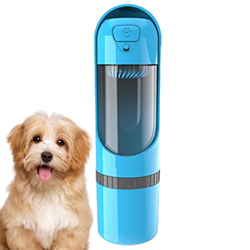 Dificato Hunde-Wasserflaschenspender | ausziehbarer Haustier-Wasserspender mit Snack-Aufbewahrungsbecher | auslaufsichere Trinkflasche, Haustier-Begleitbecher für Spaziergänge, Wandern, Reisen von Dificato