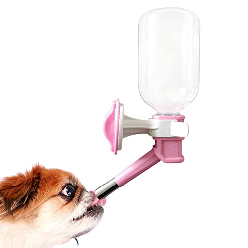 Dificato Wasserspender zum Aufhängen für Haustiere, Wasserspender für kleine und mittelgroße Hunde – Wasserbehälterflasche auf Hundehütte, Käfig für Katzen, Kaninchen, Hamster von Dificato