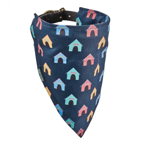 Digby & Fox - Hundehalstuch, Haus (M) (Marineblau) von Digby & Fox