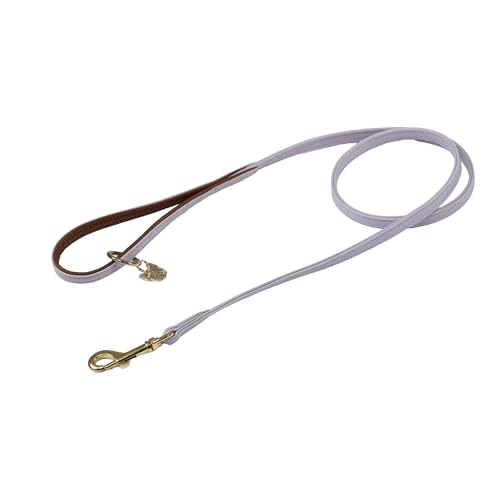 Digby & Fox - Hundeleine, Leder, Wattiert (110 cm x 1,2 cm) (Flieder) von Digby & Fox