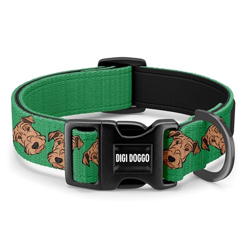 Airedale Terrier Hundehalsband/personalisierbares Haustier-Portraithalsband/Hundeschnallenhalsband/Geschenk/Sublimations-Hundehalsband/Hundedruckhalsband Airedale Terrier Hundehalsband/personalisierbares Haustier-Portraithalsband/Hundeschnallenhalsband/Geschenk/Sublimations-Hundehalsband/Hundedruckhalsband von Digi Doggo