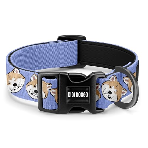 Akita Inu Hundehalsband/Schnalle Hund Sublimation Halsband/Haustier Halsband mit Namen/Personalisiertes japanisches Akita Inu Halsband/Akita Inu Besitzer Geschenke Akita Inu Hundehalsband/Schnalle Hund Sublimation Halsband/Haustier Halsband mit Namen/Personalisiertes japanisches Akita Inu Halsband/Akita Inu Besitzer Geschenke von Digi Doggo