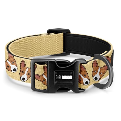 Basenji Hundehalsband/Personalisiertes Basenji Halsband/Personalisiertes Haustier Gemustertes Halszubehör/Hundehalsband mit Namen/Hundezubehör Choker für Basenji Besitzer Basenji Hundehalsband/Personalisiertes Basenji Halsband/Personalisiertes Haustier Gemustertes Halszubehör/Hundehalsband mit Namen/Hundezubehör Choker für Basenji Besitzer von Digi Doggo
