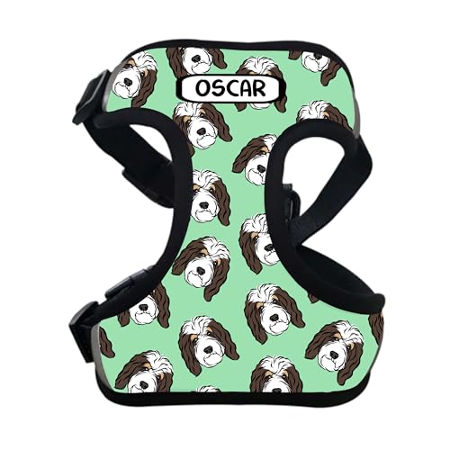 Bernedoodle Hundegeschirr mit Brustgurt, personalisierbar, mit Brustgurt, personalisierbar, für große Hundebesitzer Bernedoodle Hundegeschirr mit Brustgurt, personalisierbar, mit Brustgurt, personalisierbar, für große Hundebesitzer von Digi Doggo