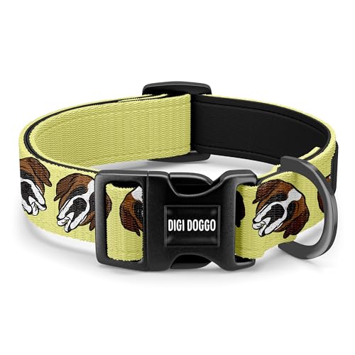 Bernhardiner-Halsband/personalisierbares Haustiergesichts-Halsband/Hundehalsband/großes Hundehalsband/große Hunderassenbesitzer-Geschenk/Saint Bernard Geschenk Bernhardiner-Halsband/personalisierbares Haustiergesichts-Halsband/Hundehalsband/großes Hundehalsband/große Hunderassenbesitzer-Geschenk/Saint Bernard Geschenk von Digi Doggo