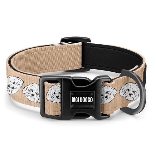 Bichon Frisé Halsband/Personalisierte Bichon Frisé-Illustration Gesicht Muster Halsband/Sublimationsdruck Hundehalsband/Hundehalsband Bichon Frisé Halsband/Personalisierte Bichon Frisé-Illustration Gesicht Muster Halsband/Sublimationsdruck Hundehalsband/Hundehalsband von Digi Doggo