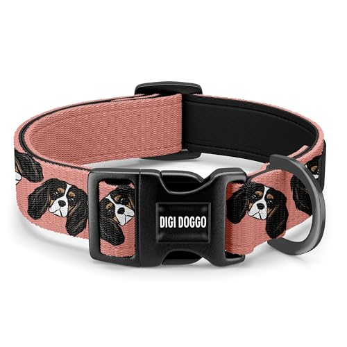 Cavalier King Charles Spaniel Halsband/traditionelle Schnalle, Hunde-Sublimationszubehör, Haustier-Halsband, personalisierbares Kavalier-Halsband/individuelles Kavalier-Geschenk Cavalier King Charles Spaniel Halsband/traditionelle Schnalle, Hunde-Sublimationszubehör, Haustier-Halsband, personalisierbares Kavalier-Halsband/individuelles Kavalier-Geschenk von Digi Doggo