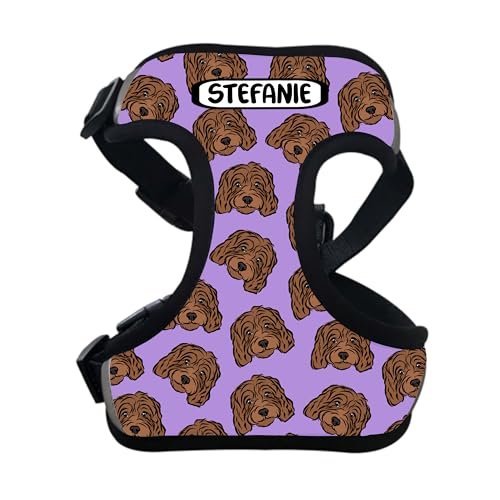 Cavapoo Hundegeschirr, personalisierbar, mit Hundegesicht, Brustgurt, Cavapoo-Muster, Hundezubehör, niedliches Cavapoo-Besitzer-Geschenk, verstellbares Geschirr Cavapoo Hundegeschirr, personalisierbar, mit Hundegesicht, Brustgurt, Cavapoo-Muster, Hundezubehör, niedliches Cavapoo-Besitzer-Geschenk, verstellbares Geschirr von Digi Doggo