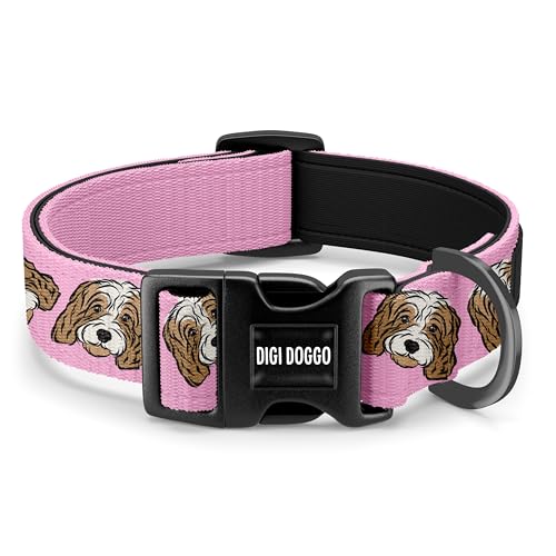 Cavapoo Hundehalsband/kleinerer Hund, personalisierbar, mit Schnalle, Designer-Haustierhalsband, Cavapoo-Besitzer-Geschenk, einzigartiges Geschenk für Cavapoo-Mama Cavapoo Hundehalsband/kleinerer Hund, personalisierbar, mit Schnalle, Designer-Haustierhalsband, Cavapoo-Besitzer-Geschenk, einzigartiges Geschenk für Cavapoo-Mama von Digi Doggo
