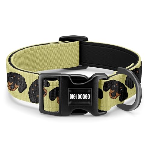 Dackel-Halsband/personalisierbares Wursthundgesichtsmuster-Halszubehör/Sublimations-Haustierdruck-Geschenke/Dackel-Spaziergangs-Halsband/Wursthund, Mama-Geschenk Dackel-Halsband/personalisierbares Wursthundgesichtsmuster-Halszubehör/Sublimations-Haustierdruck-Geschenke/Dackel-Spaziergangs-Halsband/Wursthund, Mama-Geschenk von Digi Doggo