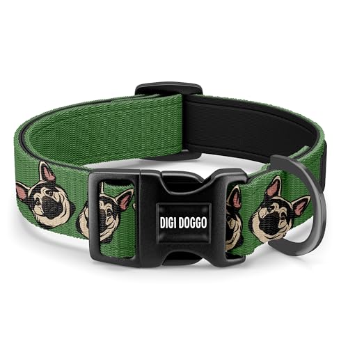 Deutscher Schäferhund-Halsband/personalisierbares Haustier-Porträt-Halszubehör/kundenspezifisches GSD-Hundehalsband/Sublimations-Hundehalsband/große Hunderassenhalsband Deutscher Schäferhund-Halsband/personalisierbares Haustier-Porträt-Halszubehör/kundenspezifisches GSD-Hundehalsband/Sublimations-Hundehalsband/große Hunderassenhalsband von Digi Doggo