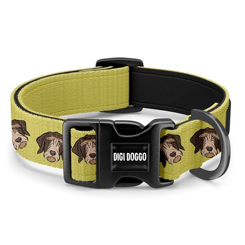 Deutsches Drahthaar-Zeigerhalsband/individuelles Hundegesichtsmuster, Halsband, Spazierengehzubehör, Haustierhalsband mit Namen, Hunderassenhalsband/Zeigerbesitzer-Geschenke Deutsches Drahthaar-Zeigerhalsband/individuelles Hundegesichtsmuster, Halsband, Spazierengehzubehör, Haustierhalsband mit Namen, Hunderassenhalsband/Zeigerbesitzer-Geschenke von Digi Doggo