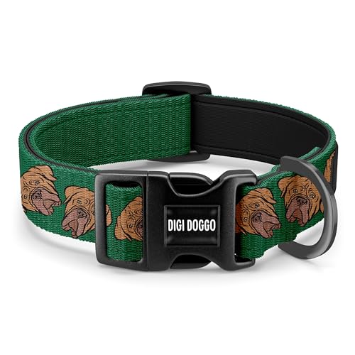 Dogue de Bordeaux Hundehalsband, personalisierbar, mit Schnalle, Designer-Haustierhalsband, Geschenk für Hundebesitzer, einzigartiges Geschenk für große Haustier-Mama Dogue de Bordeaux Hundehalsband, personalisierbar, mit Schnalle, Designer-Haustierhalsband, Geschenk für Hundebesitzer, einzigartiges Geschenk für große Haustier-Mama von Digi Doggo
