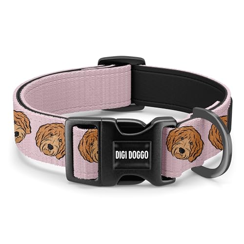 Goldendoodle-Halsband/personalisierbares Hundehalsband mit Hunde-Aufdruckmuster/verstellbares, weiches Hundehalsband/Sublimations-Haustierhalsband/Goldendoodle-Gesicht Geschenke Goldendoodle-Halsband/personalisierbares Hundehalsband mit Hunde-Aufdruckmuster/verstellbares, weiches Hundehalsband/Sublimations-Haustierhalsband/Goldendoodle-Gesicht Geschenke von Digi Doggo
