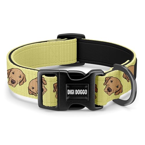 Labrador-Halsband/Haustiergesichtsmuster, personalisierbar, Sublimations-Hundehalsband/Labrador-Hunde-Mama/Hunderasse, Kunstliebhaber-Geschenk Labrador-Halsband/Haustiergesichtsmuster, personalisierbar, Sublimations-Hundehalsband/Labrador-Hunde-Mama/Hunderasse, Kunstliebhaber-Geschenk von Digi Doggo