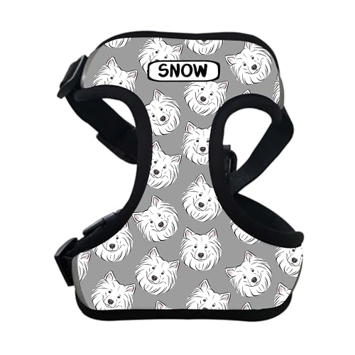 Samojede-Hundegeschirr, personalisierbar, mit Hundegesichtsaufdruck, Spazierengehen, personalisierbares Haustiergeschirr, Geschenk für Samojede, verstellbarer Brustgurt Samojede-Hundegeschirr, personalisierbar, mit Hundegesichtsaufdruck, Spazierengehen, personalisierbares Haustiergeschirr, Geschenk für Samojede, verstellbarer Brustgurt von Digi Doggo