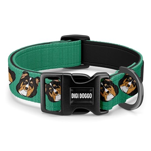 Sheltie Hundehalsband/Personalisierte Hunde-Illustration Gesicht Muster Halsband/Sublimationsdruck Hundehalsband/Sheltie Hund Mama/Shetland Sheepdog Geschenk Sheltie Hundehalsband/Personalisierte Hunde-Illustration Gesicht Muster Halsband/Sublimationsdruck Hundehalsband/Sheltie Hund Mama/Shetland Sheepdog Geschenk von Digi Doggo