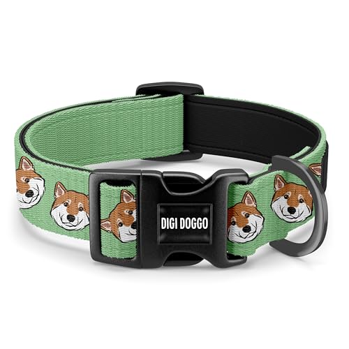 Shiba Inu Hundehalsband/Schnalle Hund Sublimation Halsband/Haustier Halsband mit Namen/Personalisierbares Shiba Inu Halsband/Maßgeschneidertes süßes Shiba-Liebhaber-Geschenk Shiba Inu Hundehalsband/Schnalle Hund Sublimation Halsband/Haustier Halsband mit Namen/Personalisierbares Shiba Inu Halsband/Maßgeschneidertes süßes Shiba-Liebhaber-Geschenk von Digi Doggo