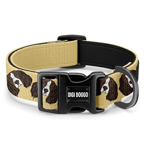 Springer Spaniel Halsband/personalisierbares Hundehalsband/individueller Name Haustierhalsband/Designer-Haustier-Halszubehör/Springer Spaniel-Besitzer-Geschenk/Geschenk für Hundemütter Springer Spaniel Halsband/personalisierbares Hundehalsband/individueller Name Haustierhalsband/Designer-Haustier-Halszubehör/Springer Spaniel-Besitzer-Geschenk/Geschenk für Hundemütter von Digi Doggo