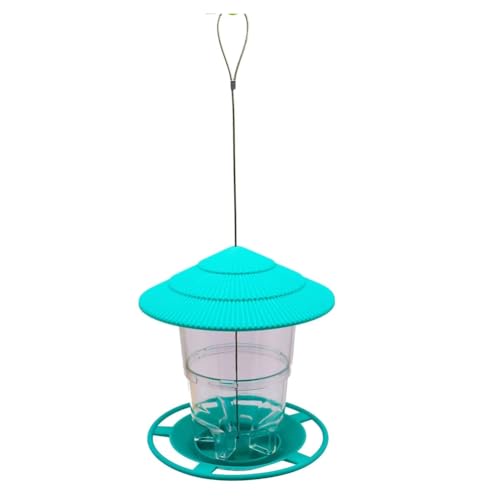 Diheohg Wildvogel-Futterstation, Eichhörnchensichere Vogelfutterstation für Den Außenbereich, Hängende Wildvogel-Futterstation mit Rundem Dach, Grün, Langlebig, Einfache Installation, Einfach zu Bedie Diheohg Wildvogel-Futterstation, Eichhörnchensichere Vogelfutterstation für Den Außenbereich, Hängende Wildvogel-Futterstation mit Rundem Dach, Grün, Langlebig, Einfache Installation, Einfach zu Bedie von Diheohg
