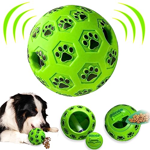 Hundebälle Leckerli-Spender Hundespielzeug, Wobble Wag Giggle Ball für Hunde, Interaktives Futter-Puzzles Ball für Hunde, Haustier Slow Feeder Ball Hund Puzzle Spielzeug von Dikeiuta