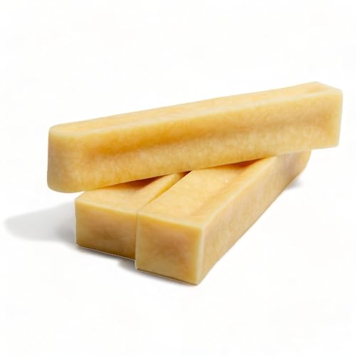 Natürliche Käse Kauknochen für Hunde - Sehr Schmackhafte, Harte und Haltbare Natürliche Kauknochen Werden Ihren Hund für Eine Weile Beschäftigen. (Größe L, 3er-Pack) von Dilecti