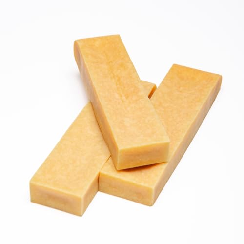 Dilecti Natürliche Käse Kauknochen für Hunde - Sehr Schmackhafte, Harte und Haltbare Natürliche Kauknochen Werden Ihren Hund für Eine Weile Beschäftigen. (Größe XXL, 3er-Pack) von Dilecti