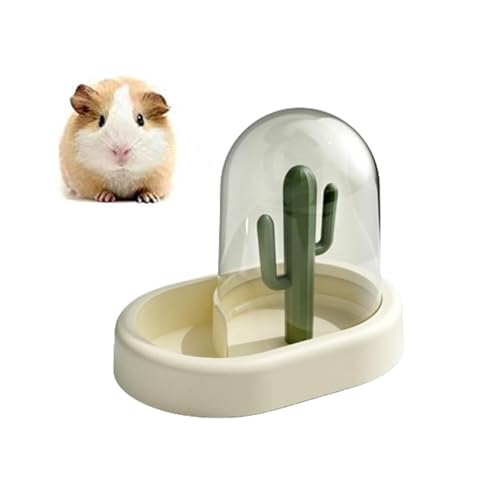 Automatischer Futterspender Hamster, Automatischer Futterautomat, Automatic Feeder Hamster, Hamster Zubehör, Hamster Napf, Hamster Futternapf für Hamster, Vögel, Tauben, Papageien, Mini-Igel (Gelb) von Dilireba