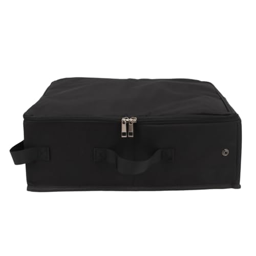 Dilwe Faltbare Katzenrückschachtel, Mehrzweck-Zubehör, Geräumige und Leicht zu Reinigende, Premium-Stoffmaterial, Wasserfestes Liner, Schwarz, für Zuhause, Reisen, Outdoor-Aktivitäten mit von Dilwe