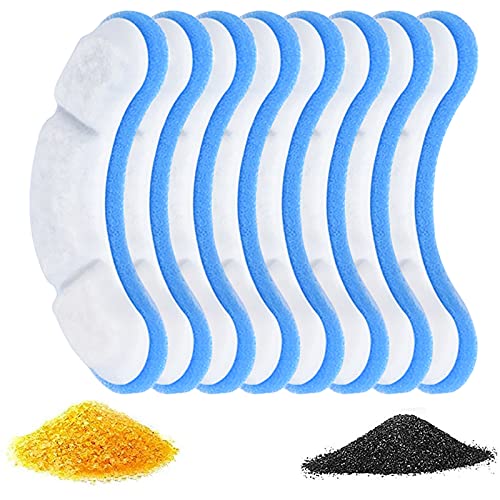 Dilwe Haustier -Trinkwasserfilter, PET -Wasserbrunnenfilter, Dreifache Filtration, 8 pcs Dilwe Haustier -Trinkwasserfilter, PET -Wasserbrunnenfilter, Dreifache Filtration, 8 pcs von Dilwe