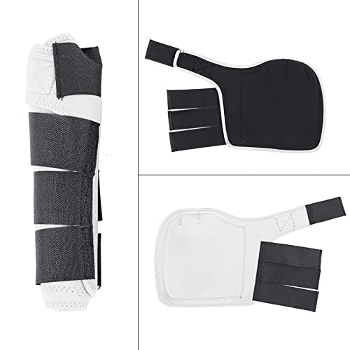 Dilwe Verstellbarer Pferdeschienen -Beinstiefel -Stuhl Wrap für Reitausrüstung, Hilft, Schwellungen zu Reduzieren und Sehnen, Pferdebein zu Reduzieren (#2) von Dilwe