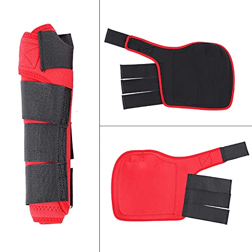 Dilwe Verstellbarer Pferdeschienen -Beinstiefel -Stuhl Wrap für Reitausrüstung, Hilft, Schwellungen zu Reduzieren und Sehnen, Pferdebein zu Reduzieren (#3) von Dilwe