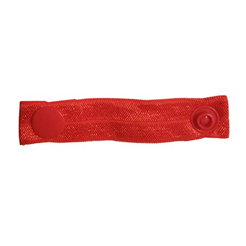Dimples Hundehalstuch - Verlängerung ROT für das Halstuch - einfache Vergrößerung Dein Dimples Halstuch - Hunde Besitzer Geschenk - Handgemachtes Hunde Accessoire von Dimples - Sew Happy