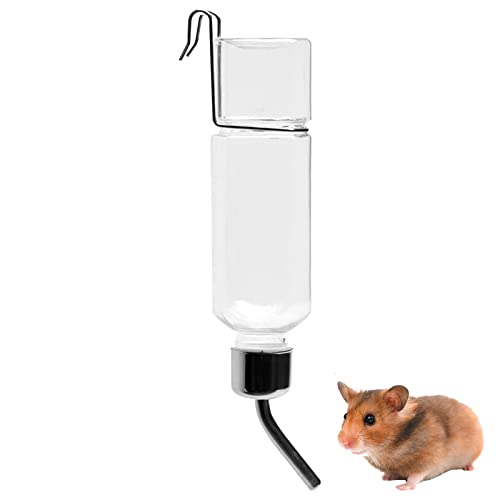 Dimweca Wasserflasche, 350 ml Kaninchen-Wasserflaschen mit strapazierfähiger Halterung - Tropffreier Wasserspender für Kaninchen, Chinchillas, Frettchen, Meerschweinchen Dimweca Wasserflasche, 350 ml Kaninchen-Wasserflaschen mit strapazierfähiger Halterung - Tropffreier Wasserspender für Kaninchen, Chinchillas, Frettchen, Meerschweinchen von Dimweca