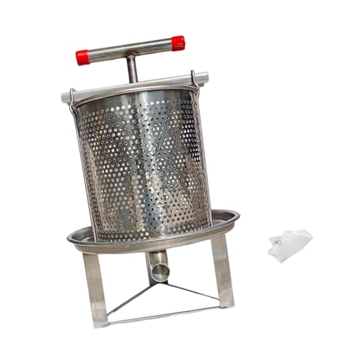 DimyFew Große Honigpresse, Obstpresse, Stabile Basis, Hausgemachte Vorräte, Brecher, Saft, Olivenölherstellung, 1 Filtergewebe DimyFew Große Honigpresse, Obstpresse, Stabile Basis, Hausgemachte Vorräte, Brecher, Saft, Olivenölherstellung, 1 Filtergewebe von DimyFew
