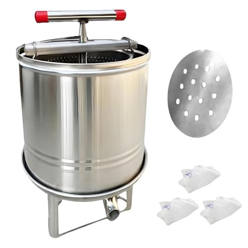 DimyFew Honigschleuder Obstpresse Honigherstellungsausrüstung Hausgemachte Tragbare Wabentraube, 3 Filterbeutel DimyFew Honigschleuder Obstpresse Honigherstellungsausrüstung Hausgemachte Tragbare Wabentraube, 3 Filterbeutel von DimyFew