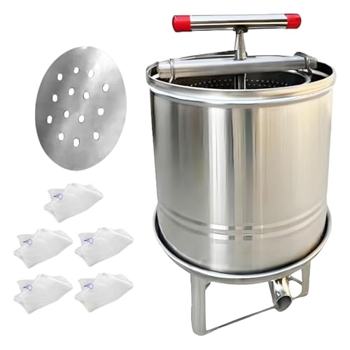 DimyFew Honigschleuder Obstpresse Honigherstellungsausrüstung Hausgemachte Tragbare Wabentraube, 5 Filterbeutel DimyFew Honigschleuder Obstpresse Honigherstellungsausrüstung Hausgemachte Tragbare Wabentraube, 5 Filterbeutel von DimyFew