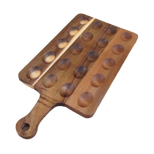 DimyFew Teuflische Eierplattenschale Holz Eierbehälter Eierhalter für Küchenhaushalt DimyFew Teuflische Eierplattenschale Holz Eierbehälter Eierhalter für Küchenhaushalt von DimyFew