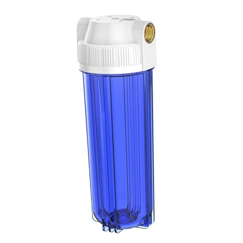DimyFew Wasserflasche, Kompatibel mit 10 Zoll Kartuschen, Leck Ersatzteil, Schlagfestes Zubehör, Druckbeständig, Einfache Installation, 6 Gewinde von DimyFew