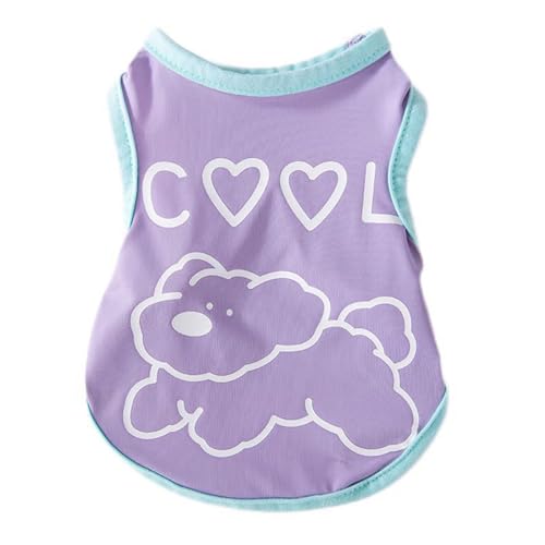 Breathable Dog T-Shirts, Soft Pet Clothes, Puppy Clothes, Sleeveless Dog Shirts, Dog Running Vests, Cute Dog Costumes, Puppy Stretchy Vests, Dog Fitness Wear, Thin Pet Shirts, Soft Fabric Dog Shirts, von Dinchaakuarry