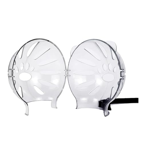 Cat Safety Mower Adjustable Cat Headgear Transparent Pet Mower Anti-Biting Cover Biting Prevention Hood Head Protector Safe Mouthpiece Veterinary Soft Head Cover Comforta von Dinchaakuarry