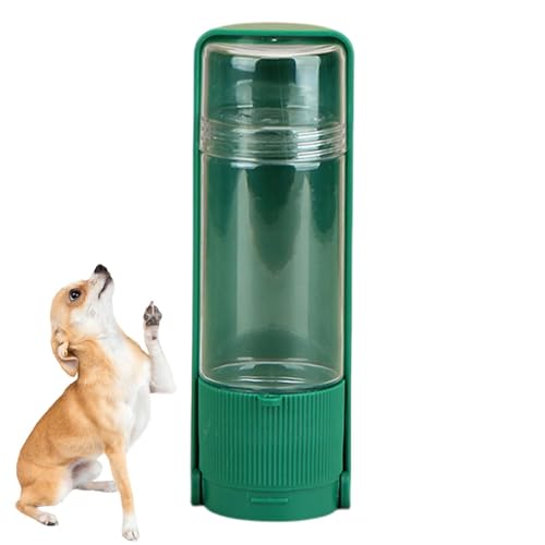 Dinchaakuarry Hundwasserflasche mit Lebensmittelbehälter, Hundwasserflasche tragbar | Lecksicherer Hund Wanderwasserflaschenspender - Katze Trinkfuttermittel -Reisebereich tragbarer Dinchaakuarry Hundwasserflasche mit Lebensmittelbehälter, Hundwasserflasche tragbar | Lecksicherer Hund Wanderwasserflaschenspender - Katze Trinkfuttermittel -Reisebereich tragbarer von Dinchaakuarry