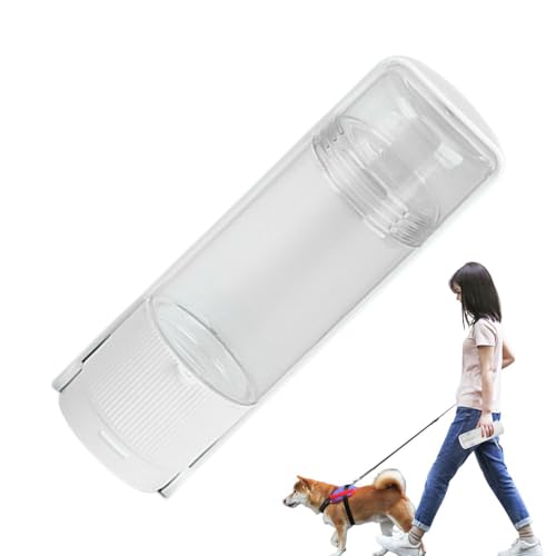 Dinchaakuarry Hundwasserflasche mit Lebensmittelbehälter, Hundwasserflasche tragbar - Tragbarer Tiernahrungsmittelspender - Katze Trinkfuttermittel -Reisebereich tragbarer Lebensmittelspender Dinchaakuarry Hundwasserflasche mit Lebensmittelbehälter, Hundwasserflasche tragbar - Tragbarer Tiernahrungsmittelspender - Katze Trinkfuttermittel -Reisebereich tragbarer Lebensmittelspender von Dinchaakuarry