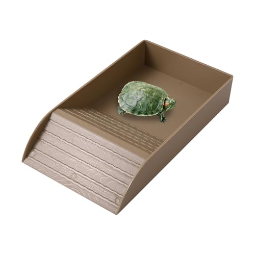 Für Schildkrötenwasser - Rutschfeste Schüssel Für Reptilien, Badezimmer Plattform Zur Fütterung | Erhöhte Plattform Für Haustiere, Mehrzweck Schildkrötenschale, Zubehör von Dinchaakuarry
