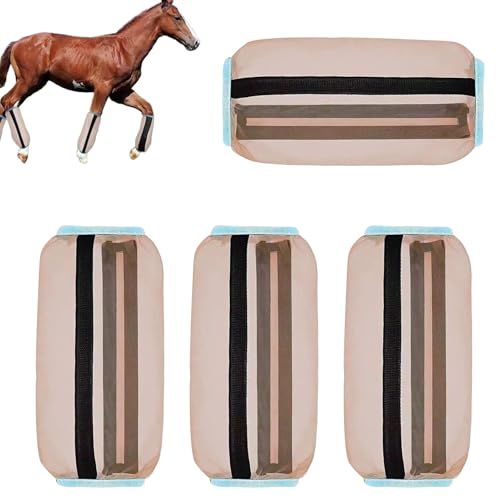 Horse Fly Stiefel - SHOOOFLY LEGGINGING STECTIVE Wraps Set, atmungsaktive Insektenschutzausrüstung | Maschenbeinschilde für, UV -Fliegenschutzhülsen, leichte Sommerabdeckungen für Stall- und We von Dinchaakuarry