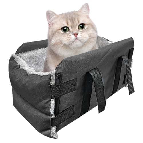 Hundautositz, Mittelkonsole Haustier Reiseverstärker Sitz mit Griff - Hunde Sicherheitsautositz und Hundauto -Bett -Gebrauch für Auto und Zuhause, Fahrträgerbett für Hunde Katzen Katzen Hundautositz, Mittelkonsole Haustier Reiseverstärker Sitz mit Griff - Hunde Sicherheitsautositz und Hundauto -Bett -Gebrauch für Auto und Zuhause, Fahrträgerbett für Hunde Katzen Katzen von Dinchaakuarry