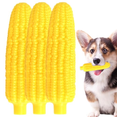 Hundekauspielzeug - Hundzahnbürgerspielzeug, Unzerstörbares Hund Spielzeug, Zähneputzspielzeugset | Hundetraining Kauspielzeug, 3pcs PET Vinyl Mais -Simulation Spielzeug, Klingende Simulation Interakt Hundekauspielzeug - Hundzahnbürgerspielzeug, Unzerstörbares Hund Spielzeug, Zähneputzspielzeugset | Hundetraining Kauspielzeug, 3pcs PET Vinyl Mais -Simulation Spielzeug, Klingende Simulation Interakt von Dinchaakuarry