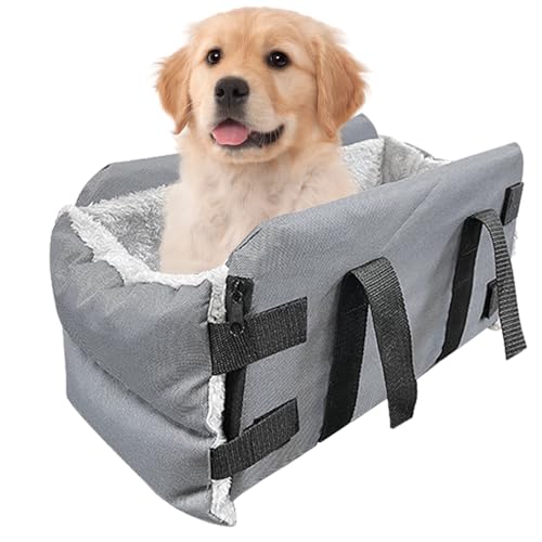Hundewagensitzcenter Konsole | Center Console Haustier Travel Booster Sitz mit Griff | Hundesicherheit Autositz und Hundauto Bett -Gebrauch für Auto und Zuhause, Reiseträgerbett für Hunde Katzen Hundewagensitzcenter Konsole | Center Console Haustier Travel Booster Sitz mit Griff | Hundesicherheit Autositz und Hundauto Bett -Gebrauch für Auto und Zuhause, Reiseträgerbett für Hunde Katzen von Dinchaakuarry