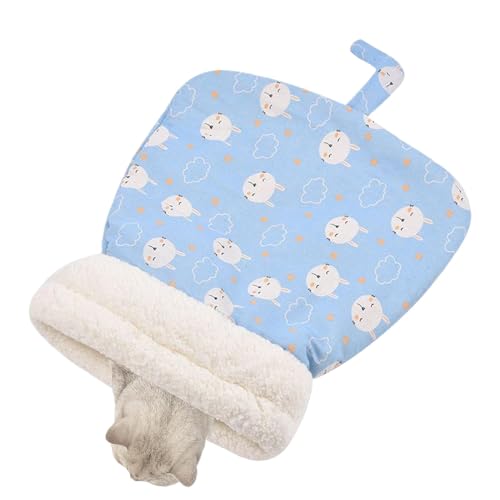 Katzenhöhle Bett Kätzchen Schlafsack Haustier Erwärmung Sack Plüsch Katzenbett gemütliche Katze Höhle warmes Katzennest Welpe Schlafhöhle weiche Haustier Kissen Windschutz Fleece Haustierhöhle warmes von Dinchaakuarry