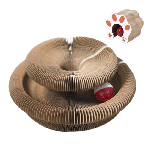 Magischer Kratzbaum für Katzen aus Karton, Kratzbaum für Katzen für Innenräume, zum Mahlen von Katzen, Spielzeug für Katzen, magischer Kratzbaum aus Karton, für faltbare Katzen von Dinchaakuarry